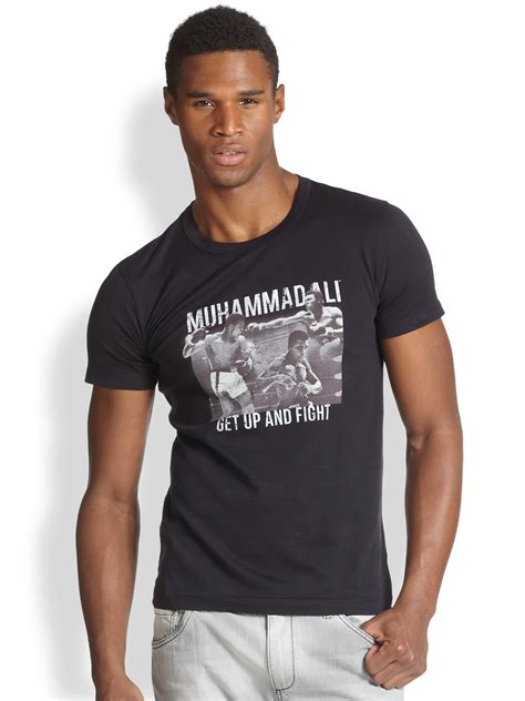 dolce gabbana t shirt muhammad ali|Dolce & Gabbana Muhammad Ali Graphic Print T.